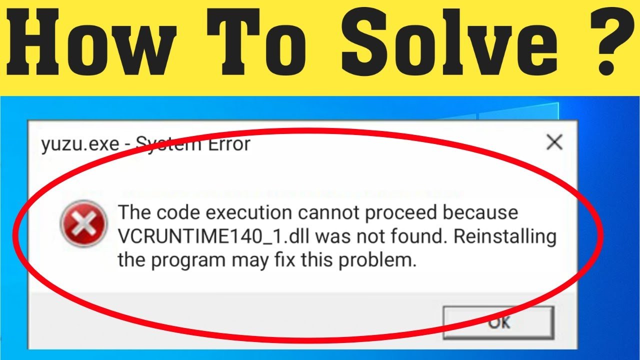 Reinstalling the application may fix this problem. Vcruntime140_1.dll. The code execution cannot proceed because. Ошибка Yuzu steamdeck. The code execution cannot proceed because mfplat. Dll was not found. Reinstalling the program May Fix this problem..