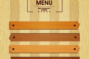 Wood Menu Boards