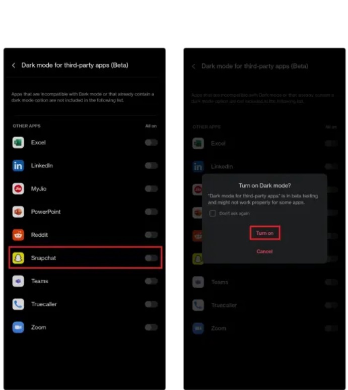 Unlock Dark Mode in Snapchat for iOS and Android Devices4